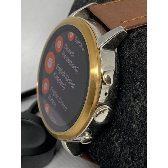 Fossil Gen 4 Authentic Digital Dial Smart Watch Custom Band FTW6016 LT332 - Picture 4 of 12